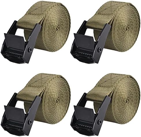 TRIWONDER Cinch Tie Down Strap Lashing Straps Heavy Duty Nylon Straps by TRIWONDER