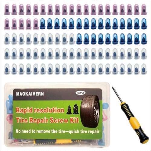 100PCS Tire Plugs, Tire Plugs Screw Type, User-Friendly by Unknown