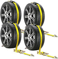 Car Tie Down Straps for Trailers-10, 000lbs Break Strength-2inx10ft Heavy Duty by Autofonder