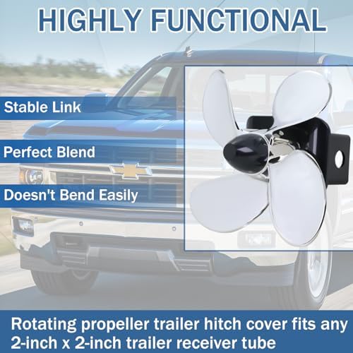 Spinning Propeller Trailer Tow Hitch Cover 77009 - Image 4