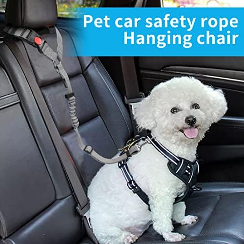 YAOHDAO Dog Seat Belt Harness for Car, Restraint Adjustable - Image 2