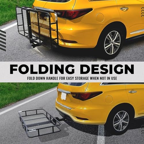 KUAFU Hitch Cargo Carrier Rack 550lbs Compatible - Image 4
