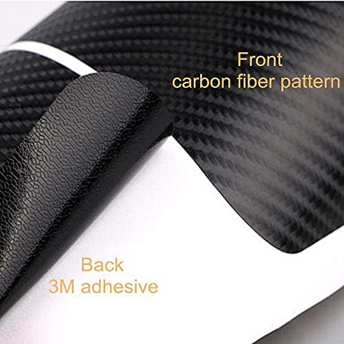4PCS Car Door Sill Protector 3D Carbon Fiber - Image 2