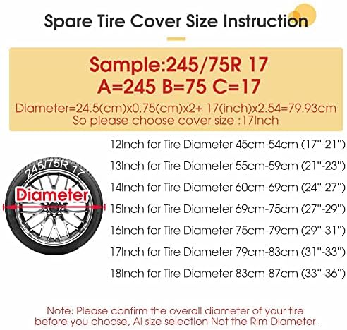 Love Heart Skeleton Spare Tire Cover - Image 6