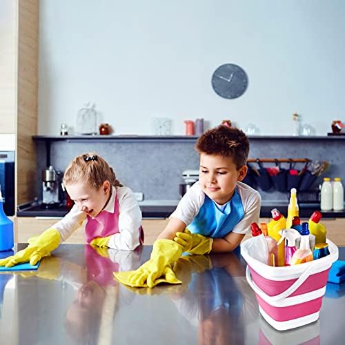 2 Pack Collapsible Buckets 5L 1.3Gallon Small Cleaning Bucket - Image 7