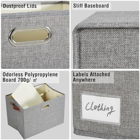 17" Large Fabric Storage Box - Image 4