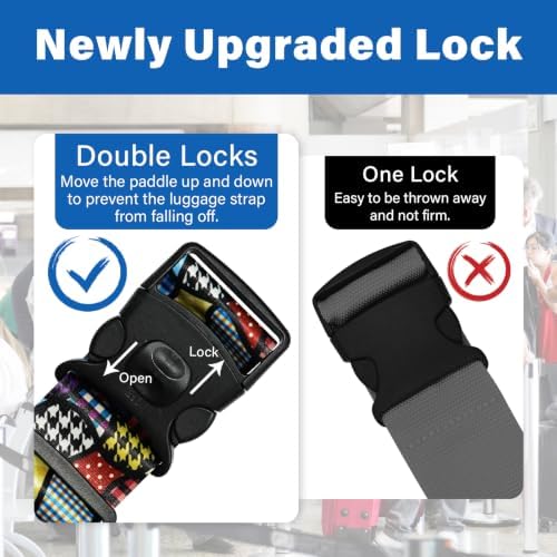 Luggage Straps for Suitcases, Travel Adjustable Belt - Image 3