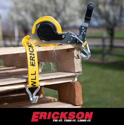 Erickson Retractable Ratchet Tie-Down Strap - Image 2