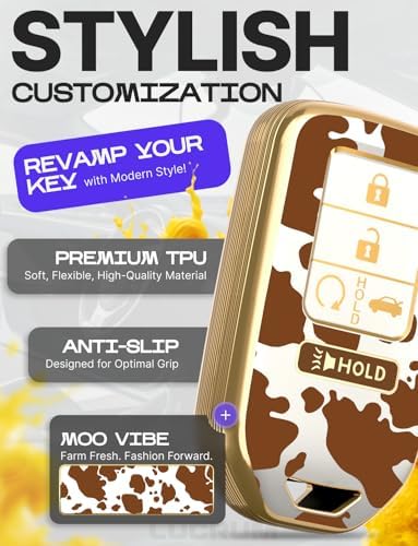 Lucrum Compatible with Honda Key Fob Cover & Keychain - Image 3
