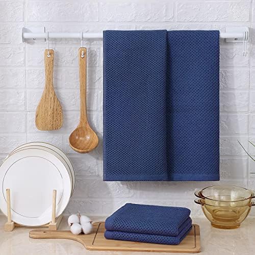 Kitinjoy 100% Cotton Waffle 4-Pack Kitchen Towels - Image 6