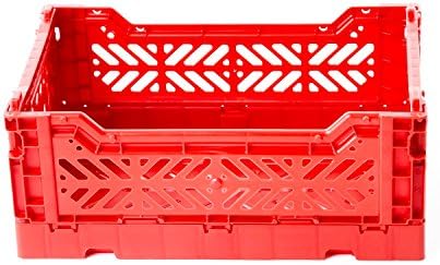 2 x AY-KASA Collapsible Storage Bin Container Basket Tote, Folding Basket CRATE - Image 4