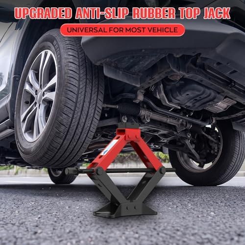 Portable Car Jack Kit 3 Ton, Heavy Duty Scissor Jack - Image 3