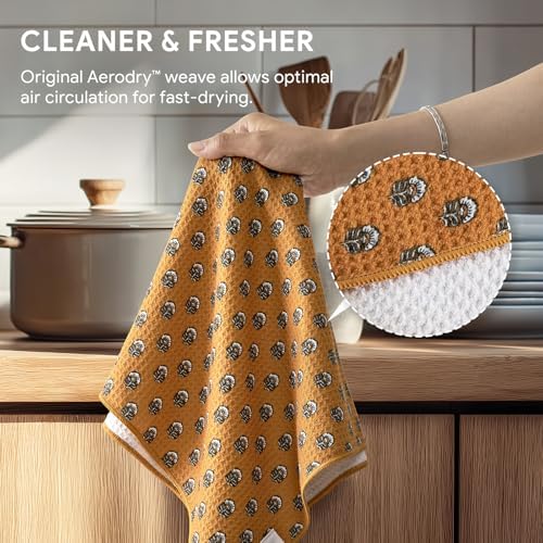 RECYCO Waffle Kitchen Towel Set of 2 - Image 4