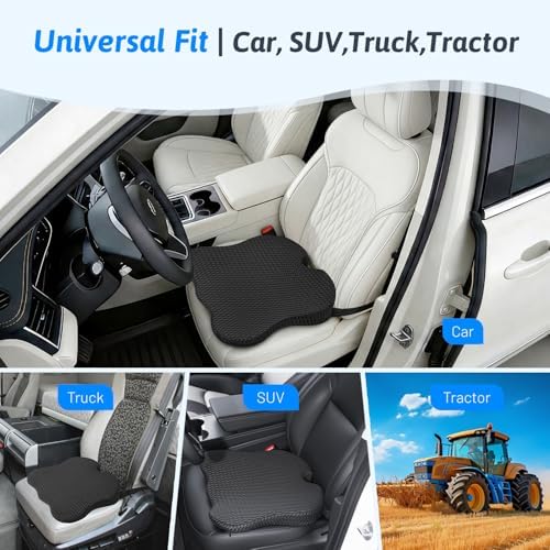 Wedge Car Seat Cushion for Driving for Better Visibility & Sciatica Relief - Image 7