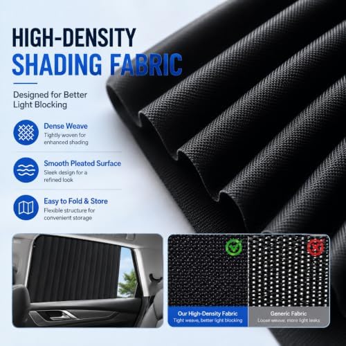 Car Side Window Sun Shade, Retractable Privacy Curtain - Image 5