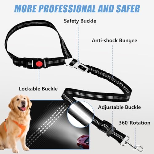 Headrest Dog Car Safety Seat Belt-Easy to Use, Dog Seat Belt - Image 6