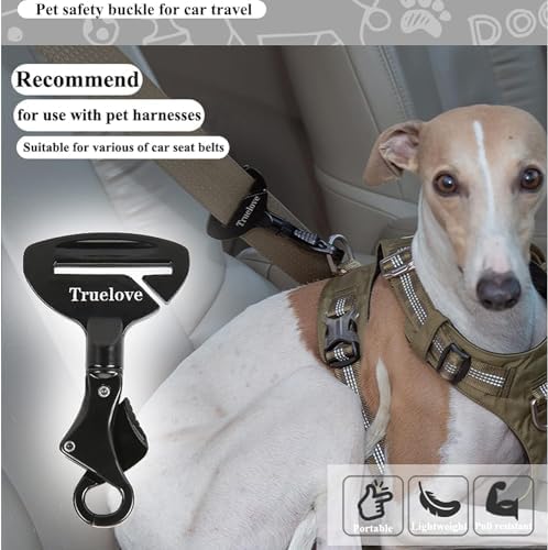 Truelove Vehicle Seat Belt Safety Buckle Lock, Dog Car Restraint, Universal - Image 7