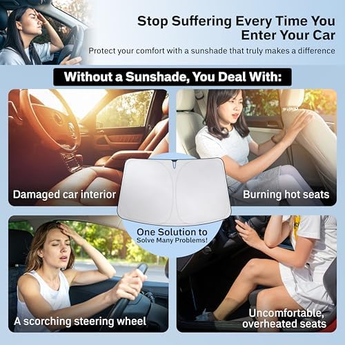 Econour Windshield Sunshade Compatible - Image 3