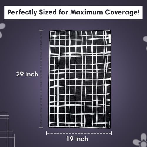 crae. Reversible Microfiber Hand Towel, 8 Track Black/White - Image 4