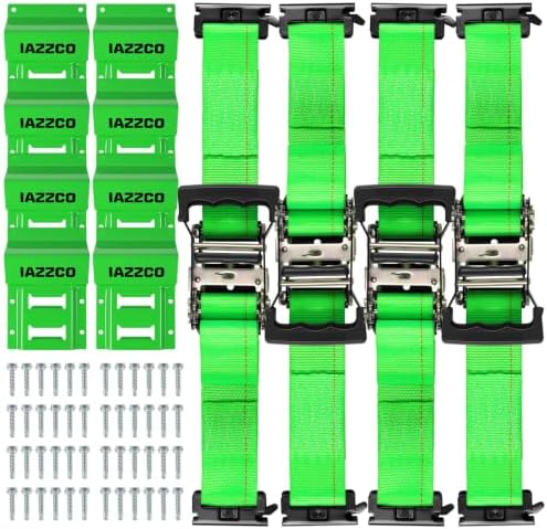 UTV Wheel Chock Tie Down Kit, 4500lb Break Strength by IAZZCO