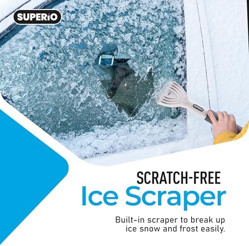 Snow Scraper for Car Snow Brush and Ice Scraper for Windshield Snow Removal - Image 6