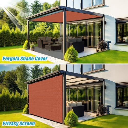 Amagenix 90% Pergola Shade Cover 14' X 24' Sun Shade Cloth - Image 5