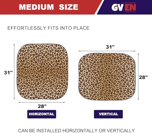 Gven Windshield Sun Shade 2pcs - Image 2