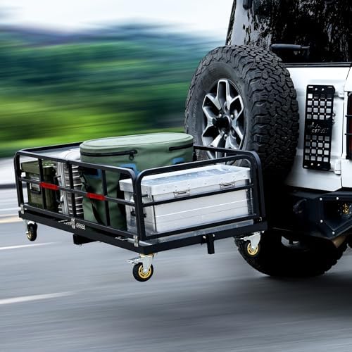 Heavy Duty Hitch Mount Cargo Carrier - Image 5