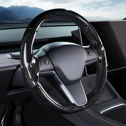 Steering Wheel Cover for Tesla Model 3 2017-2023/ Model Y 2020-2024 - Image 2