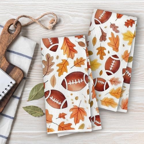Fall Football Kitchen Towels Set - Image 2