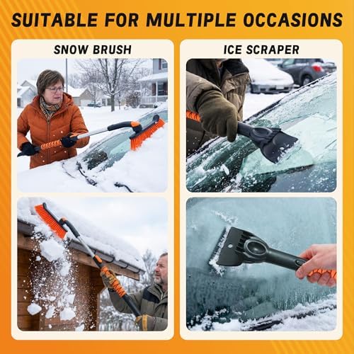 2-in-1 Upgrade 44" Extendable & Removable Snow Brush - Image 5