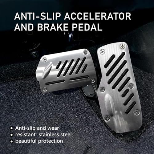 2 PCS Car Foot Pedal Pads, Brake and Accelerator Pedal Cover Sets, Non-Slip - Image 4