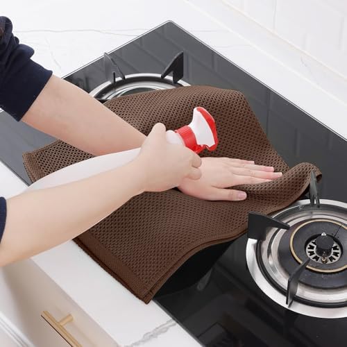 Homaxy 100% Cotton Waffle Weave Kitchen Dish Towels 18-Pack - Image 5