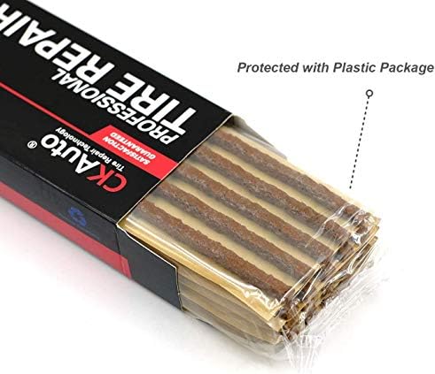 CKAuto 30pcs 8" Brown Tire Repair Strings, Automotive Tool Tire Repair Plugs - Image 4