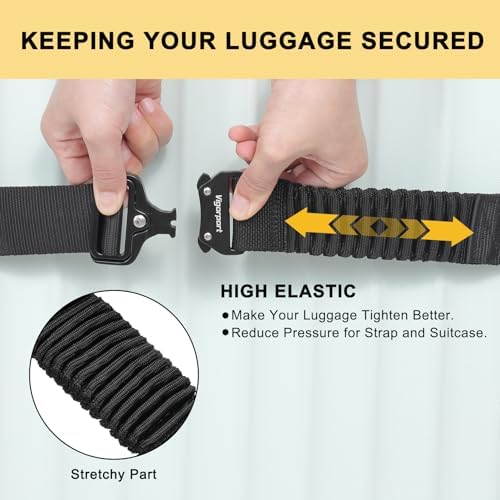 Vigorport Luggage Straps for Suitcases TSA Approved Suitcase Belt - Image 2