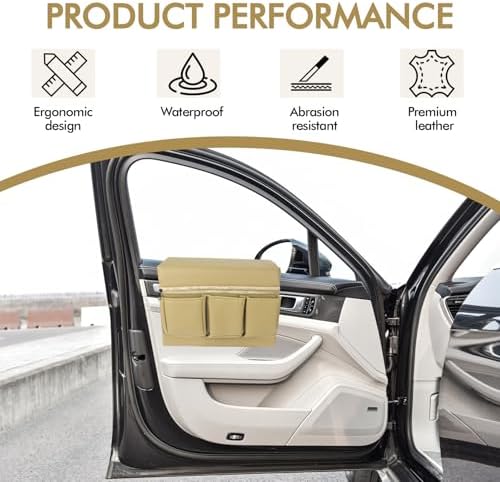 wuyaoyao Leather Car Window Armrest Storage Box - Image 4