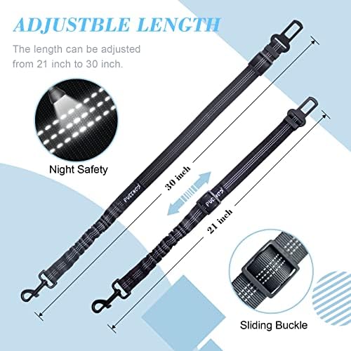 2 Pack Dog Seat Belt Adjustable Dog Car Seatbelts - Image 3