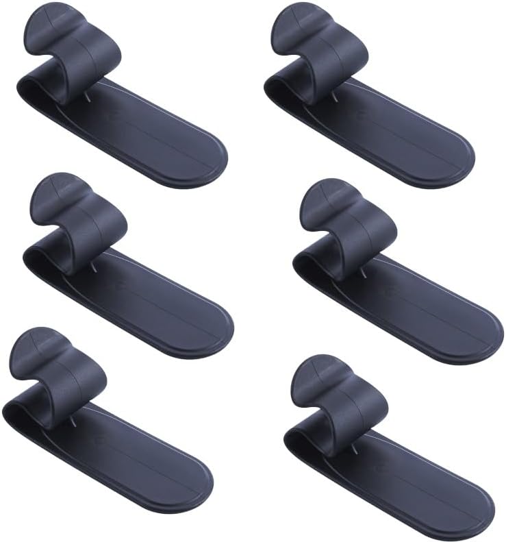 6 Pack Car Umbrella Holder Hooks, Self-Adhesive Organizer Clips by DODAMOUR