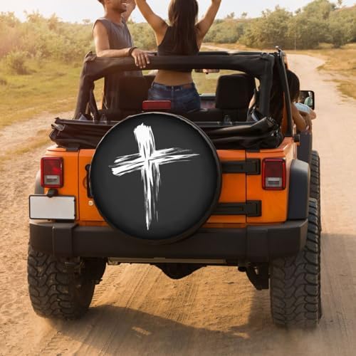 Delerain Cross Black Spare Tire Cover - Image 4
