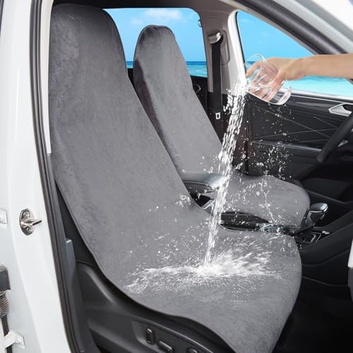 Waterproof Car Seat Cover Full Sets Interior Sets Universal Fits Car Sweat Towel - Image 5