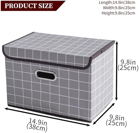 STOREONE Fabric Storage Cube Bins Foldable Organizer Container Collapsible - Image 2
