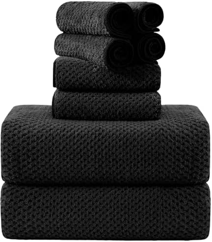 8-Piece Bath Towel Set, 2 Extra Large Bath Towel Sheets, 2 Hand Towels and 4 by Smuge