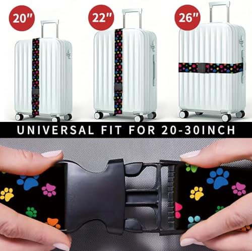 Luggage Straps for Suitcases, Heavy Duty Travel Belt - Image 4