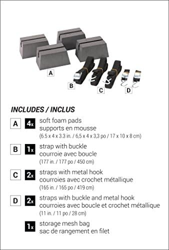 Pelican Universal Canoe Car Top Roof Carrier Kit - Image 3