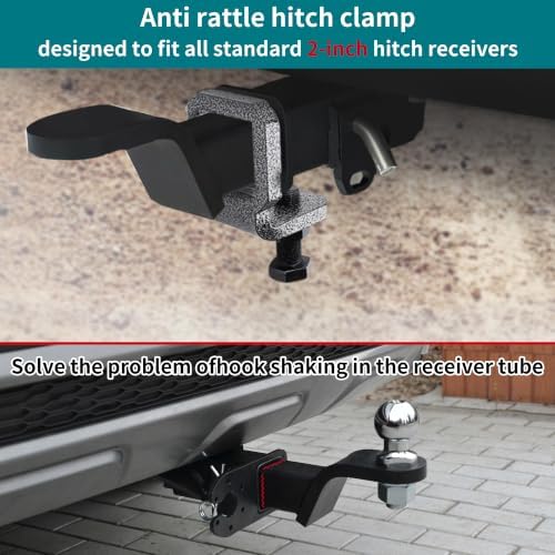Anti Rattle Hitch Clamp 2" Heavy Duty Steel Hitches - Image 4