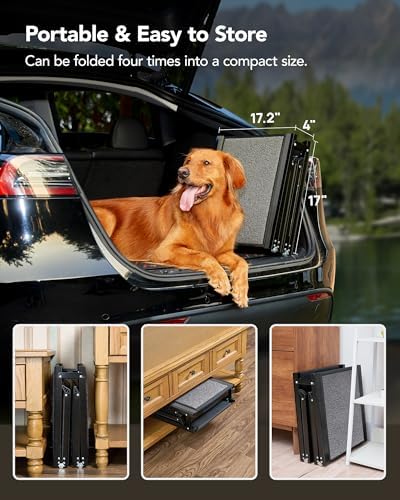 PetThem Dog Ramp for Cars, Lightweight Foldable - Image 5