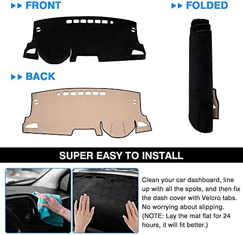 Autorder Dashboard Cover Mat for Toyota Corolla 2019-2022 2023 2024 2025 2026 - Image 5