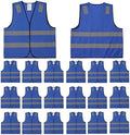 Blue Safety Vests 20 Pack by SafetyClothing