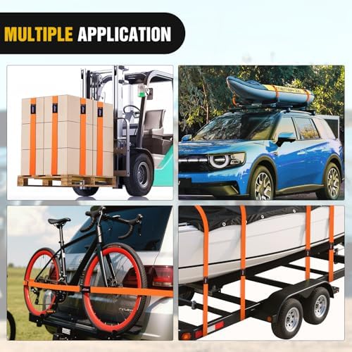 Nilight 1in x 12ft Heavy Duty Lashing Straps 4PCS - Image 7
