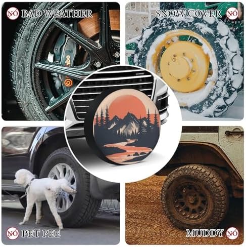 Mountain Adventure Heavy Duty Spare Tire Cover Camp - Image 7